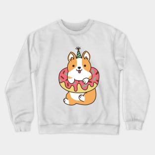 Donut Corgi Crewneck Sweatshirt